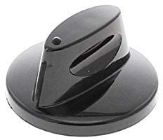 sparefixd for Whirlpool Electric Hob Black Temperature Control Knob Switch Dial