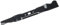 vhbw Ersatz-Messer Ersatz für Budget 46cm Messer für Rasenmäher - Ersatzklinge, Schwarz