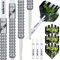 Unicorn Contender Darts, Schwarz, 22 g