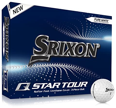 Srixon Unisex-Erwachsene Q-Star Tour 4 Golfball, Weiß, Dozen