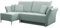Mirjan24 Ecksofa Mokoli mit Schlaffunktion 140x200 und Bettkasten, Ottomane Universal, Eckcouch, L-Form Couch mit Bettfunktion, Polsterecke, Wohnlandschaft (Füße: Silber, Terra 05)