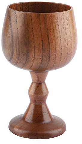 Calice di legno, calice di legno, tazza di legno, tazza di legno sana, elegante, caffè, vino, uva, tazze di legno multifunzionale