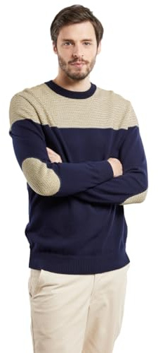 Armor Lux Pullover Jacquard J7 Herren, aus Baumwolle, Komfortschnitt