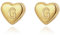 Joo&Rind Herz Ohrringe Gold mit Buchstaben 18K Vergoldet Ohrstecker Ohrringe Damen Edelstahl Hypoallergene Wasserfeste für Frauen Schmuck Geschenke