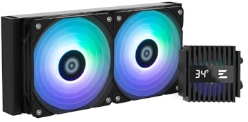 Kit+Watercooling+AIO+Zalman+Alpha2+RGB+-+240mm+%28Noir%29