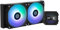 Zalman Alpha2 RGB Wasserkühlung AIO 240mm (Noir) - Kit mit 1 Wasserkühlung für Desktop, Laptop und Server - 12V, 3-polig, 29.7dB, 1cm x 24cm x 1E+1cm