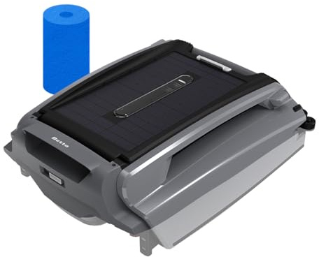 Betta SE Plus - Limpiafondos robótico para Piscinas con energía Solar, Dos Opciones de Carga y batería de Limpieza de 30 Horas, fideo de Espuma Antiadherente y protección del Agua