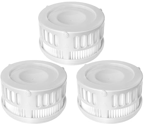 ECWRWWGI Hepa-Filter-Ersatz, kompatibel mit Xiaomi G11 / K10 Pro / MJWXCQ05XY / MJWXCQ05XYHW, Staubsauger-Ersatzteile(3PCS)