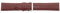 Eichmüller Verjüngendes Lederband in 14-22 mm Uhrenarmband mit Naht (22 mm, Cognac)