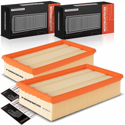 Frankberg 2x Filtro aria Con Inserto del filtro Compatibile con Clio III BR0/1 CR0/1 2005-2014 Clio III Grandtour KR0/1 2007-2012 Modus/Grand Modus F/JP0 2004-2024 Replace# 8200399214