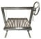Argentinian Asado Charcoal BBQ Grill for Brick Outdoor DIY Kitchen (67cm Without Ember Maker)