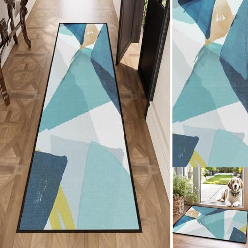 Sichtschutz Küchen läufer Anti Rutsch Teppich, Saugfähig, für Flur Schlafzimmer Wohnzimmer-40x100CM
