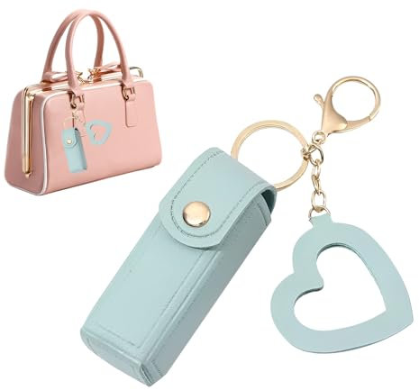 Organizzatore cosmetico porta-porta per borse di rossetto, deposito mini-lipstick | Via da viaggio con specchio, borsa per rossetto compatto, scatola 'organizzatore di rossetto, viaggio di rossett