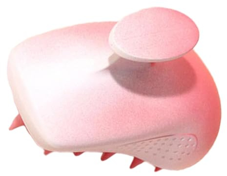 HAPINARY Kopfhautmassagebürste aus Silikon und Abs Sanfte Massage Entfernt Abgestorbene Hautschüppchen für Dusche und Tägliche Anwendung