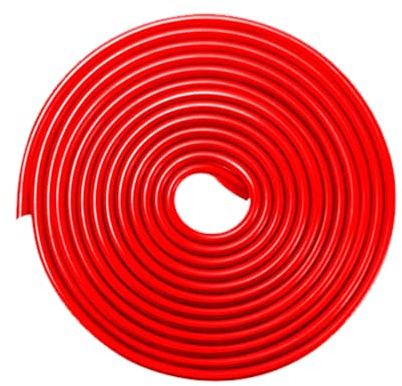 Ruayia Kantenschutz Gummi 5M für Bleche 1.5mm, Kantenschutzprofil Selbstklebend EPDM U-Form Selbstklebend für Autotüren Metallplatten Türen Fenster Glasplatten - Rot