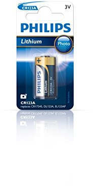 Philips CR123A Extreme Life Photo Pile Lithium 3V