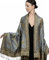 Achillea Damen Achir-001 Pashmina-Schal, stahlblau, 28 W x 76 L