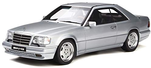 Otto Modellauto Mercedes C124 E36 AMG Coupe Silber 1:18, Auto, Kinder