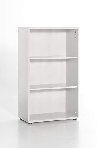 Möbelpartner Milo Regal, weiß, ca. 65,1 x 34,5 x 110,9 cm
