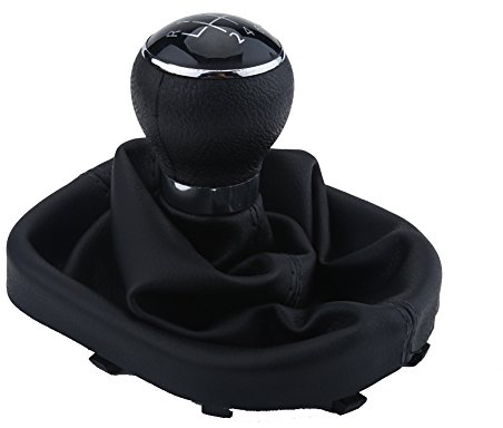 Keenso Kit de Funda Palanca de Cambio de Marcha, Pomo de Cambio de Marcha de 6 Velocidades