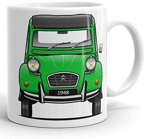 Flattwin Edition 2cv MUG - 2 CV Verte