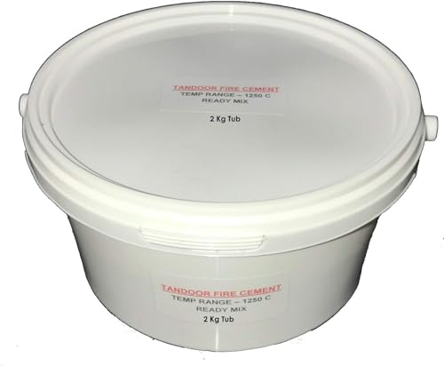 Tandoor Clay Fire Cement Tandoor Tandoori Clay Oven Repair Kit Pizza Oven Cracks Catering - 2KG