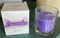 HGD Votiv-Glas ''Lavendel'' klein, Wachs, Lila