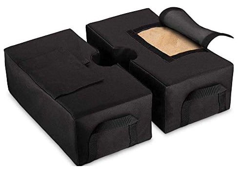 TESSLOVE Bolsa de Peso Desmontable para Exteriores, Gran Apertura para Arena, Resistente a la Intemperie, Soporte Resistente, Base de Soporte para sombrillas y Accesorios