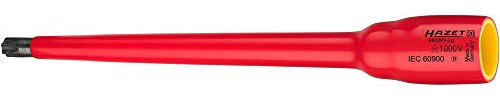 Hazet Maulschlüssel-Satz, 18-teilig 163-542/18, schutzisoliert bis 1000V, Schlüsselweiten 7 bis 32 mm, Außen-Sechskant-Profil, für sicheres Arbeiten an elektrischen Anlagen