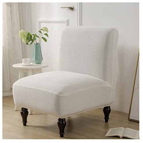 AQIGR Sesselbezug/Sofabezug ohne Armlehnen Elastischer für 1-Sitzer-Sofa Stretch Samt Stuhlschonbezüge Sesselschoner Abnehmbare Waschbare für Wohnzimmer Hotel Haus Esszimmer (Color : #22, Size : 1PC)