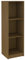 vidaXL Massivholz Kiefer Bücherregal Raumteiler Standregal Aktenregal Wandregal Regal Raumtrenner Bücherschrank Holzregal Honigbraun