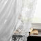 Kotile Weiße Spitzenvorhänge 248 cm lang – Premium Country Floral gewellte Spitzenvorhänge für Wohnzimmer, antikes weißes florales durchscheinendes Spitzenvorhänge für Fenster, 2 Paneele, weiß