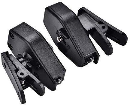 1 par de mini luces de lectura para gafas,Clip de luz para gafas, l¨¢mpara LED con clip para gafas, linterna para gafas, clip para lectura nocturna, mantenimiento de aparatos de pesca, negro