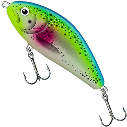 Salmo Fatso 10cm 48g Floating - Jerkbait Wobbler, Salmo Farben:Flash Trout