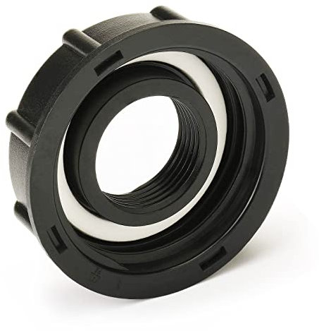 profiwoab IBC-Adapter IBC Tank Zubehör 3/4 Innengewinde S60x6 IBC-Behälterzubehör Adapterdeckeldeckel Kunststoff
