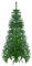 Árbol de Navidad Artificial Verde Abeto de Hoja Espumillón con Base Metálico Duradero Decoración Navideña - 210cm, 685 Puntas/Ramas