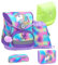 Belmil ergonomischer Schulranzen Set mit Regenschutz 5 -teilig für Kinder 1-4 Klasse Grundschule/Brustgurt/Magnetverschluss (Rainbow Color)