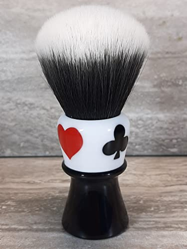 Yaqi Casino Clubs 26mm Husky Knot Synthetic Hair Resin Handle Shaving Brush