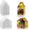Fyihoxi 2 Stück Silikon Gießform Haus Epoxidharz Formen Hausformen Silikonformen Epoxidharz Formen Resin Gießharz Silikonform Silikon Gießformen für Home Decoration Handmade Geschenk DIY Craft