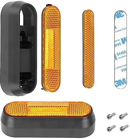 aibiku Scooter Rad Seitenabdeckung mit Reflektor, Reflektierende Seitenabdeckung für Ninebot Max G30D 2/G30/G30E/G30LP Serie, Zubehör für Ninebot Max G30 Scooter