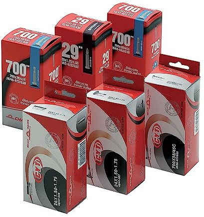 CHAOYANG Unisex-Adult 6927116108441 Inner Tube 24x1,95-2,125 Antipuncture America Valve, Schwarz