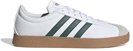 adidas Hombre VL Court Base Shoes, FTWR White/Collegiate Green/Grey One, 43 1/3 EU