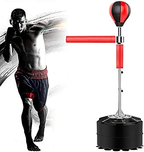 Punchingball-Boxständer, 120–190 cm höhenverstellbarer Ständer Boxtrainer Ständer Boxsack für Erwachsene Kinder freistehendes Boxtraining Karate Kickboxen 234Malerisch