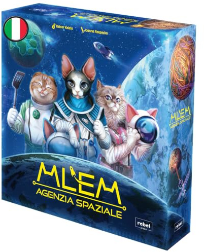 Asmodee - MLEM: Space Agentur - Brettspiel, 2-5 Spieler, 8+ Jahre, italienische Ausgabe