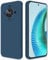 GiiYoon Case Compatible with Honor Magic 6 Lite, Silky-Soft Touch Full-Body Protective Phone Silicone Case, Shockproof Cover with Microfiber Lining, Blue