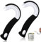 Molain Dosenöffner, Ring Pull GlasÖffner, Tragbarer Zugring Dosenöffner Konserven Öffner Haken Dosenöffner J förmig Küchenhelfer Flaschenöffner Leicht zu öffnen(2pcs)