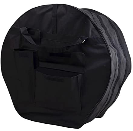 NeaxgeandX Drum Bag Thicked Container Black Drum Case for Snare Drum Tom Drum Bass Drum Diameter 56cm 22 In