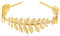 LAKJUOZ 1 Stück Römische Göttin Haarreif Damen Haarband Gold Kopfschmuck Braut Mädchen Lorbeerkranz Haarschmuck Goldene Hochzeit Boho Blatt Haar Krone Accessories