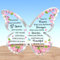 AMZQ Inspirational 17th Birthday Gifts for Girls Transparent Butterfly Shape Acrylic Birthday Present Ideas for 17 Year Old Girl
