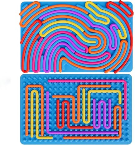 Fidget Activity Board Toys Autofahrt Kinder Beschäftigung Sensorik Montessori Busy Board Spielzeug ab 3 Jahre Sensory Play Reise Gadgets Adhs Hilfsmittel Anti Stress Motorikspielzeug